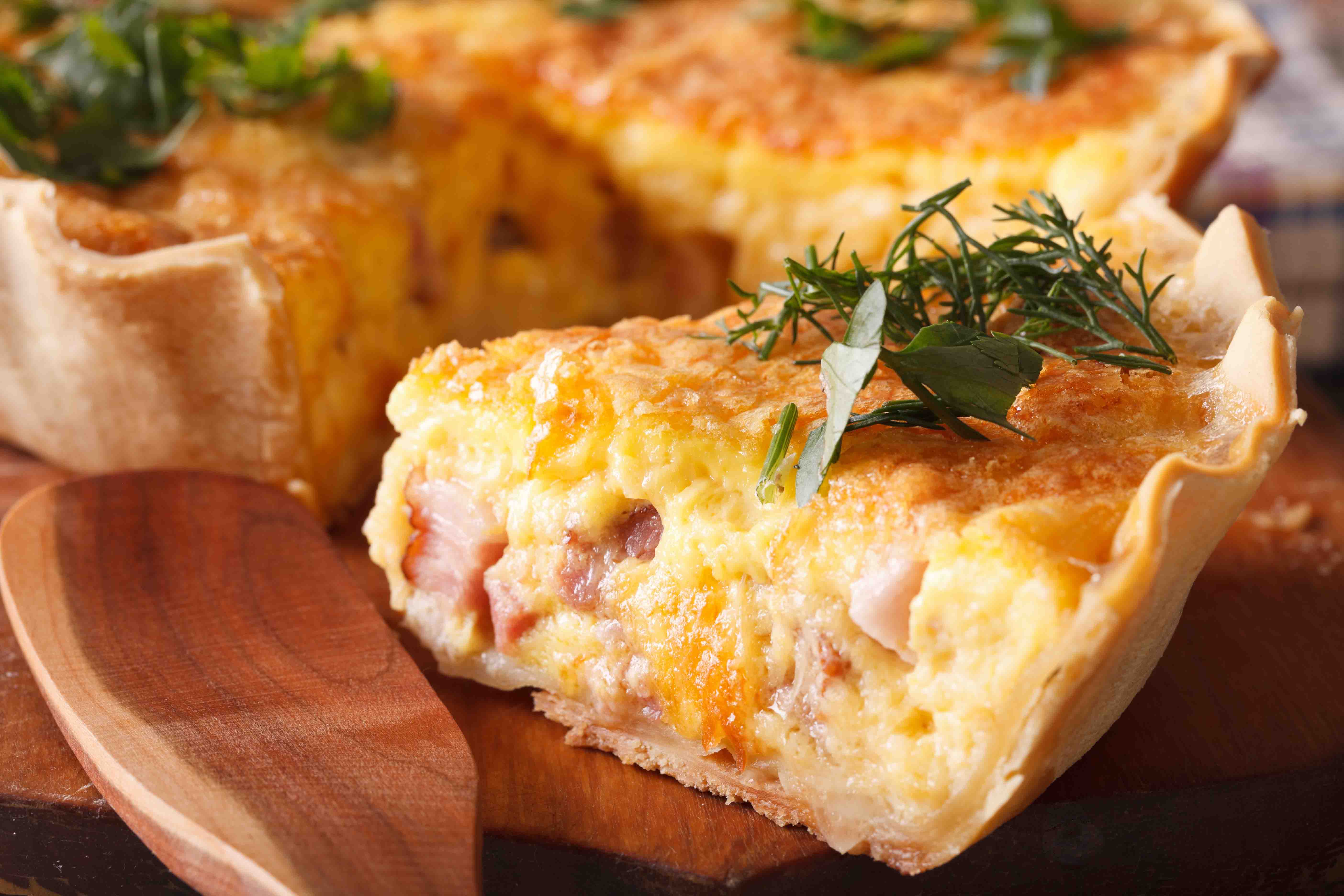 Quiche & Fresh Fruit
